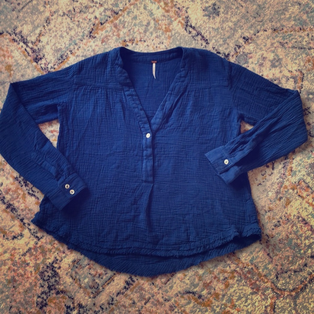 Free People Peasant blouse/ Size Small